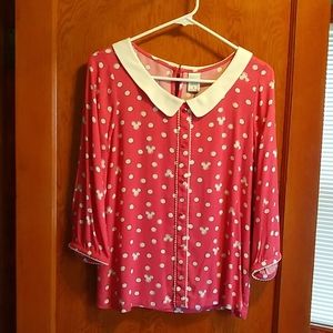 Peter pan collared top